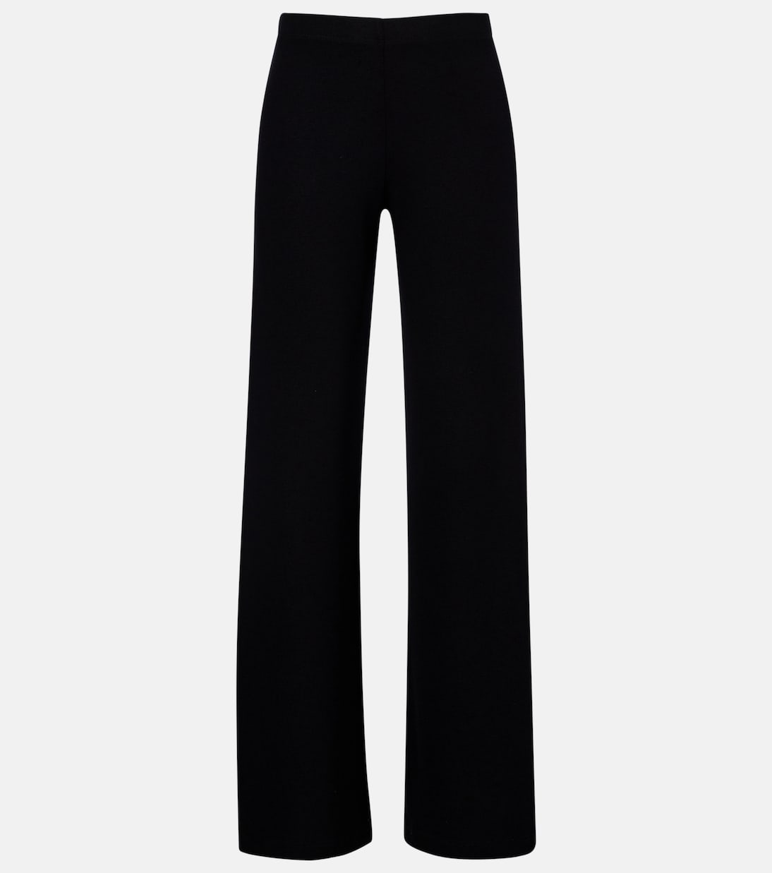 Lauren mid-rise jersey wide-leg pants | Leset