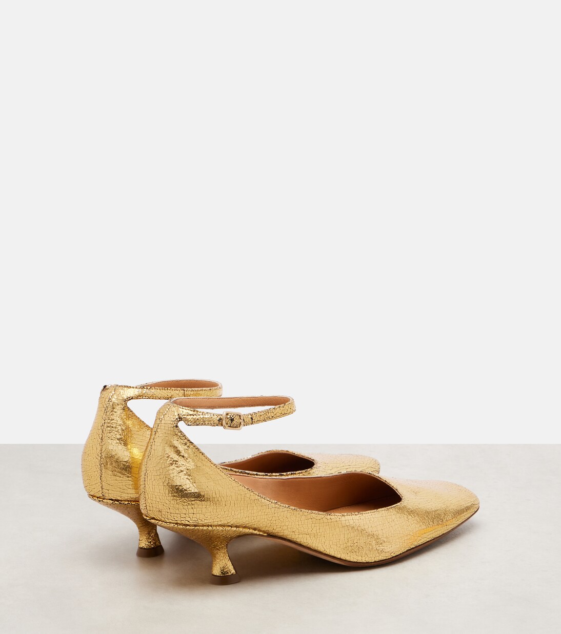 Anna metallic leather pumps | Calvin Klein Collection