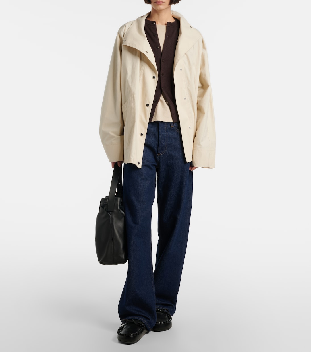 Mid-Rise Wide-Leg Jeans Arc 32 | Agolde