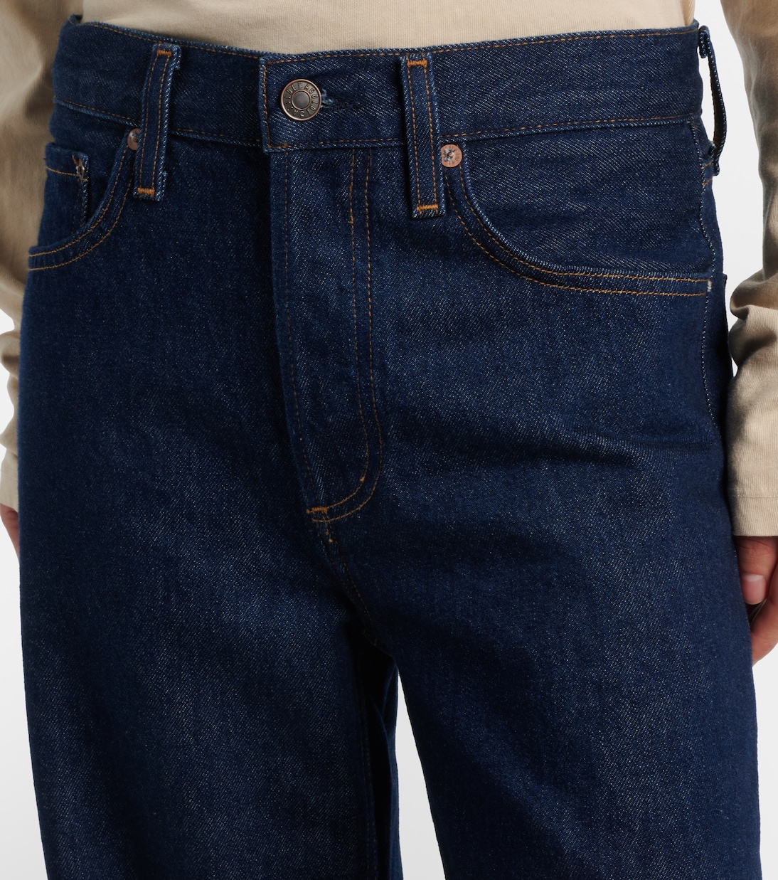 Mid-Rise Wide-Leg Jeans Arc 32 | Agolde