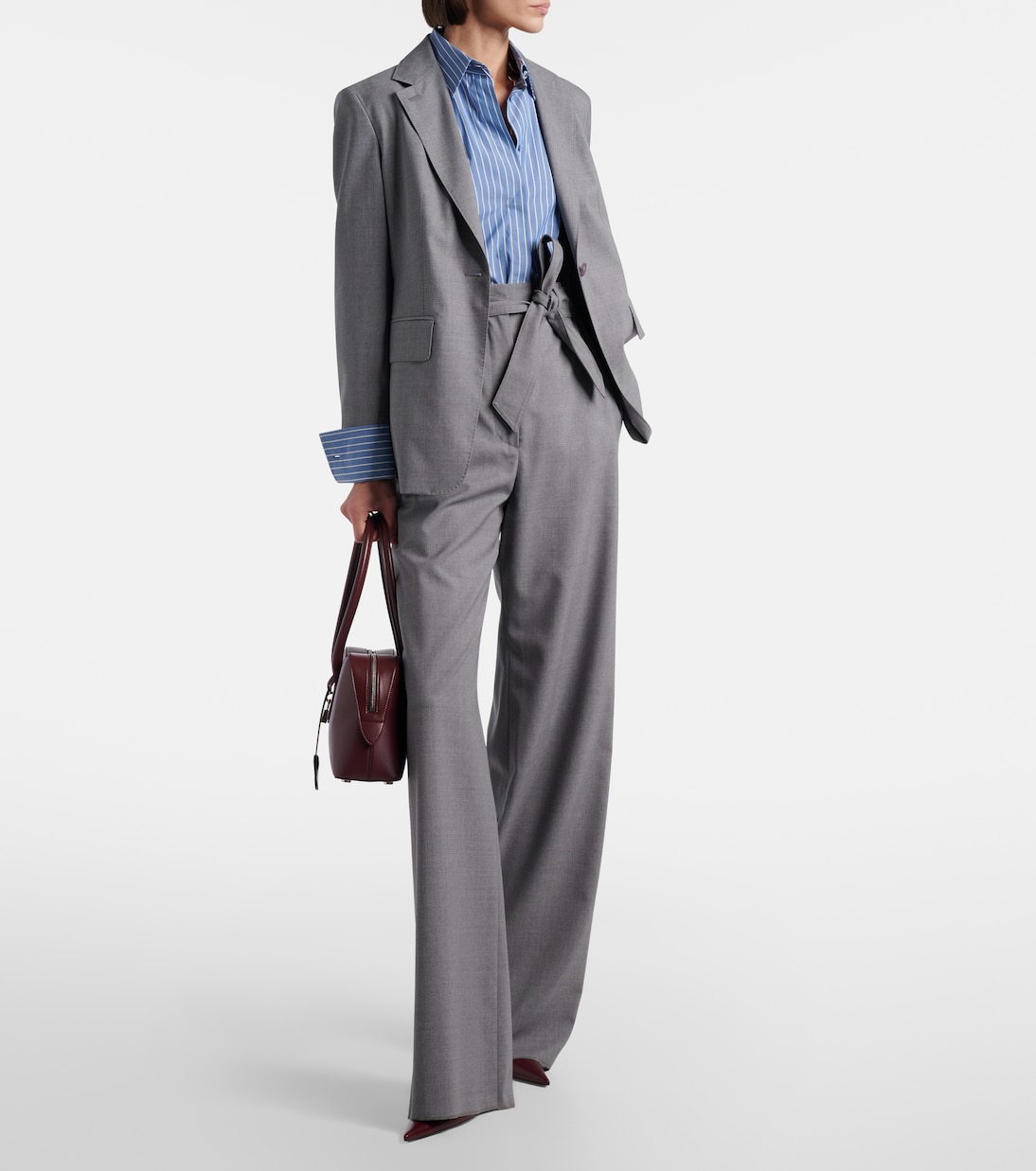 Pantalon ample Salpa en laine vierge | Max Mara