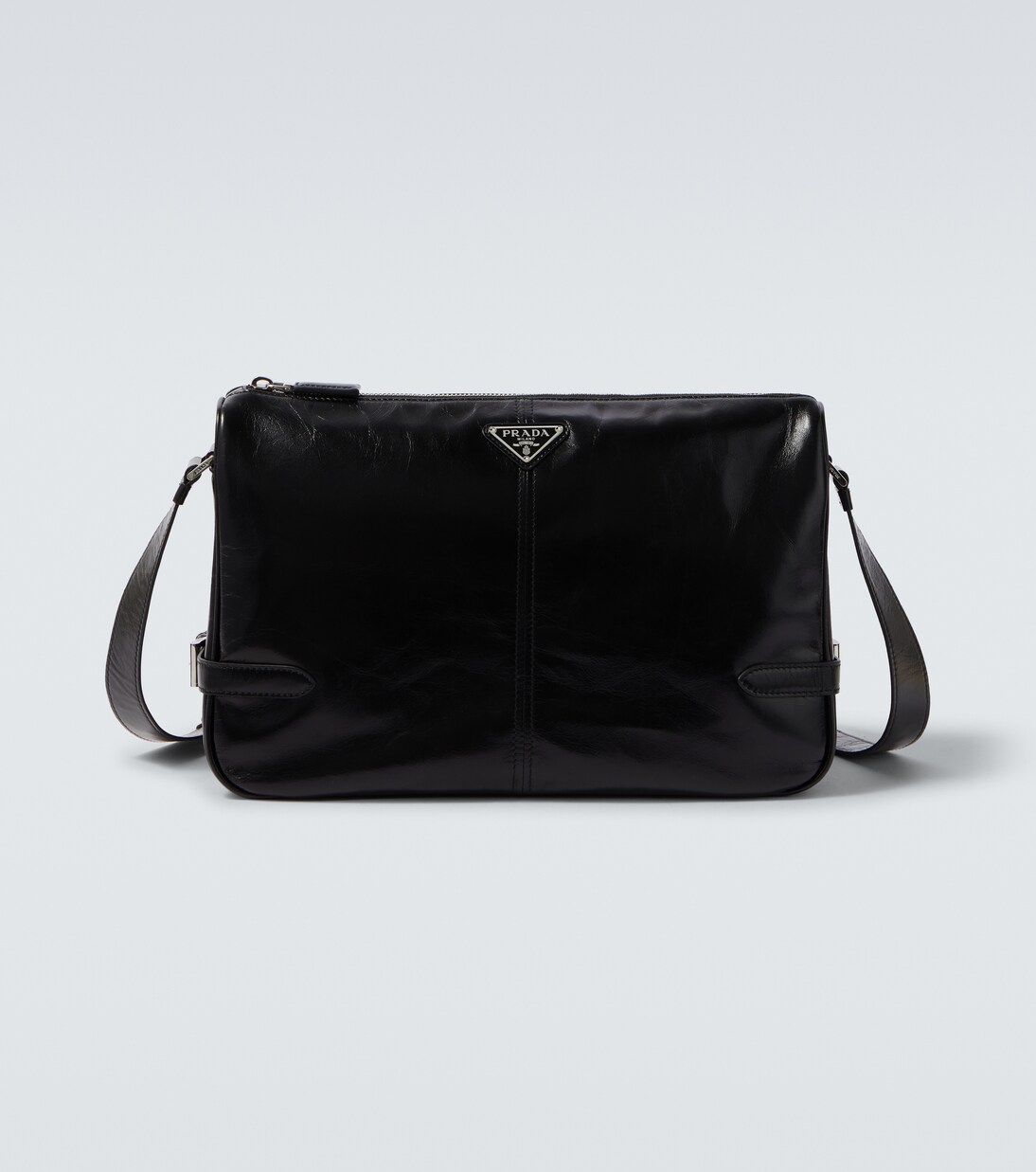 Leather shoulder bag | Prada