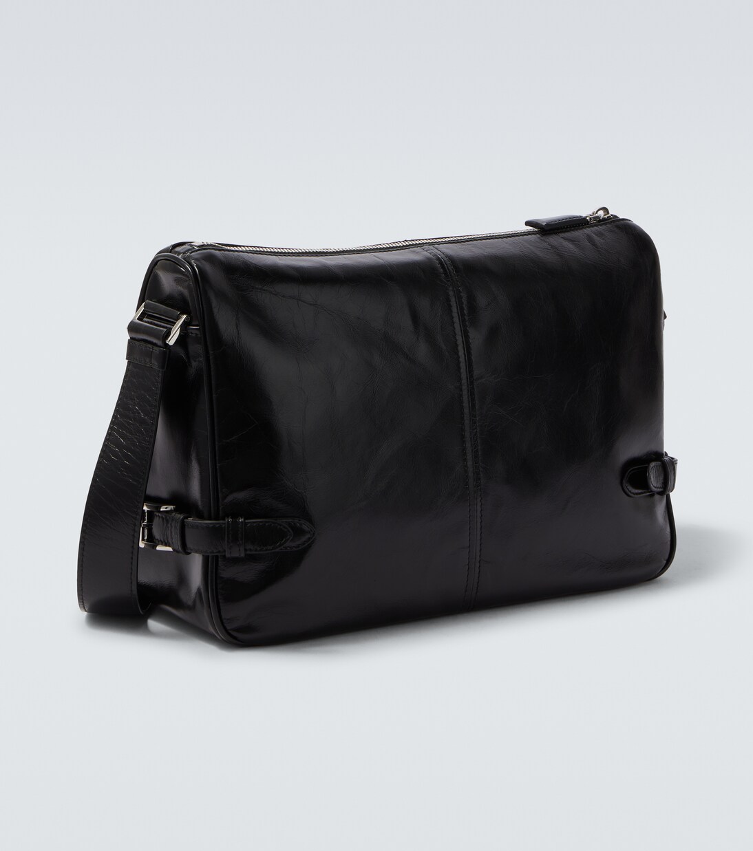 Leather shoulder bag | Prada