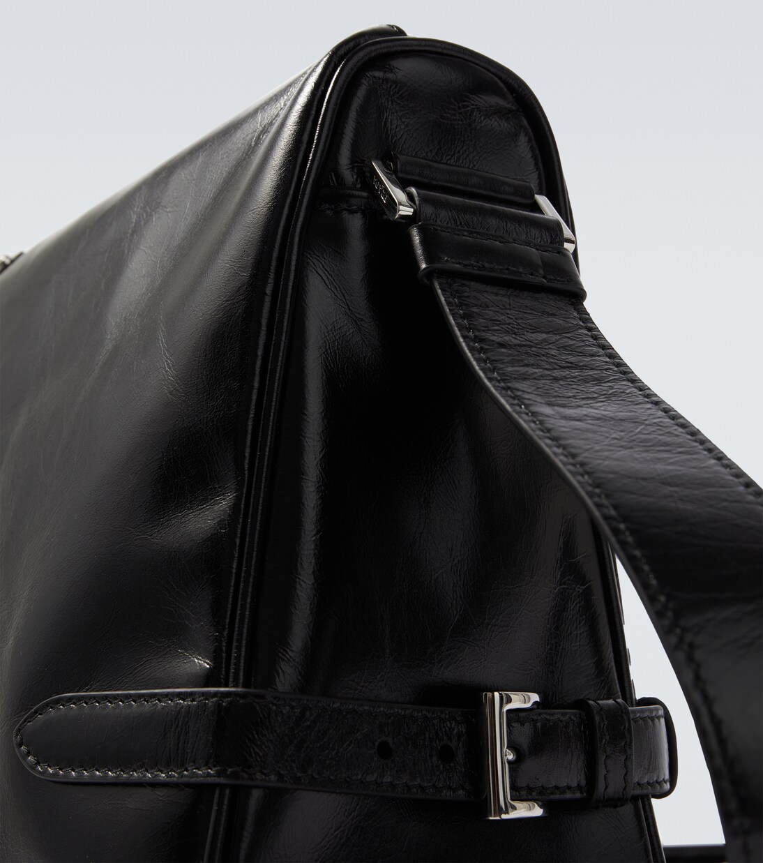 Leather shoulder bag | Prada
