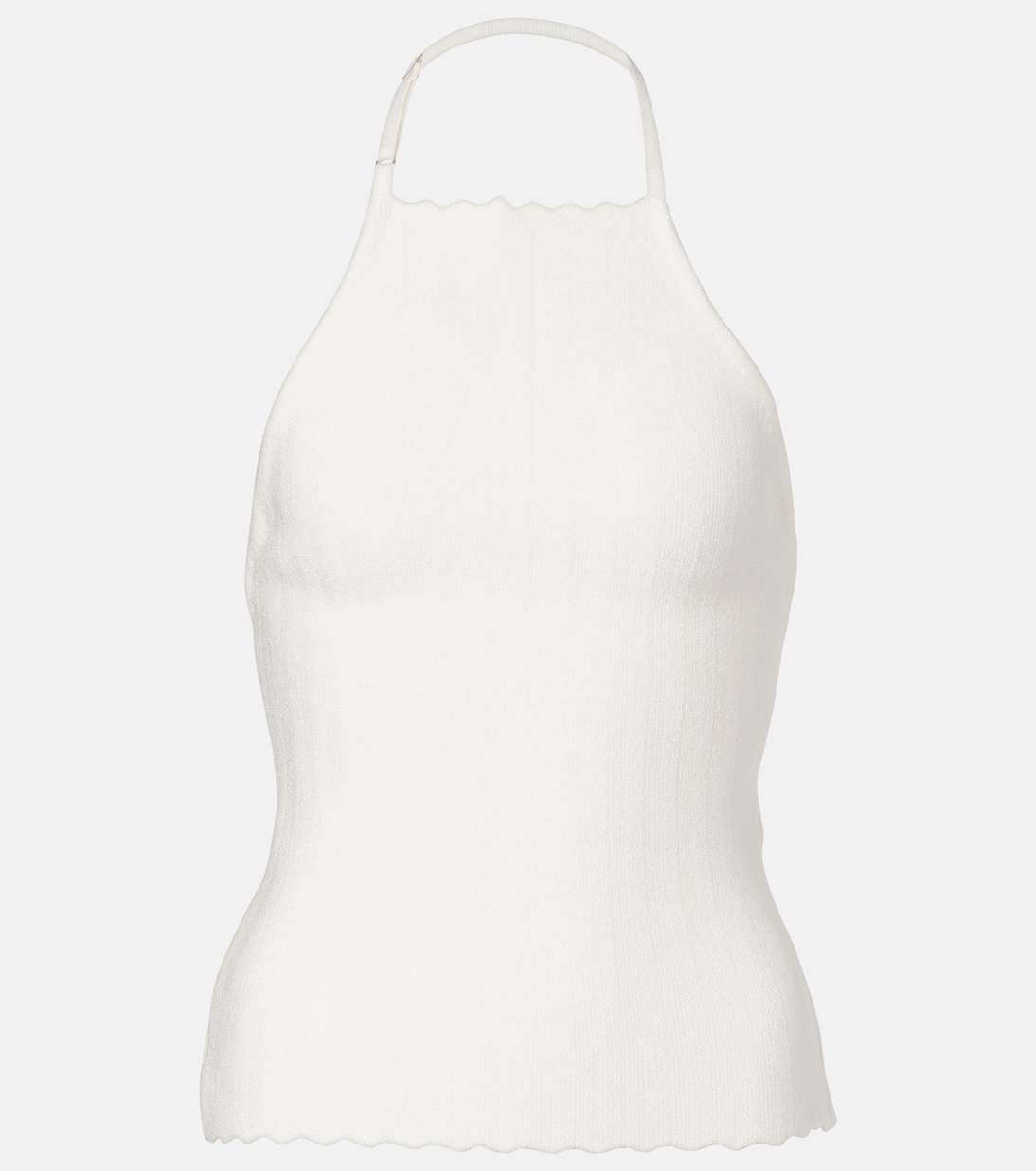 Tablier knitted halterneck top | Jacquemus