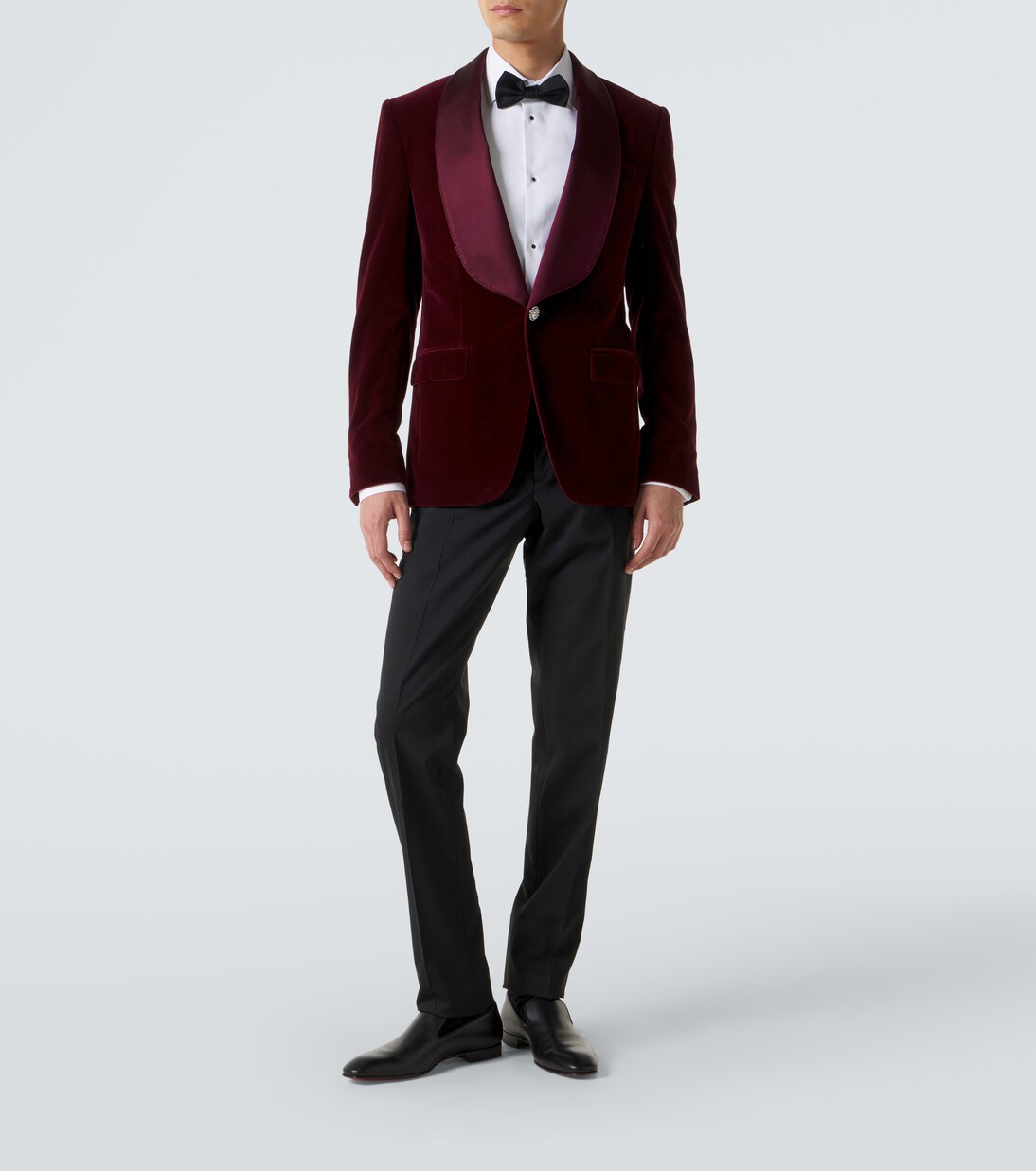 Wool and silk-blend tuxedo pants | Dolce&Gabbana