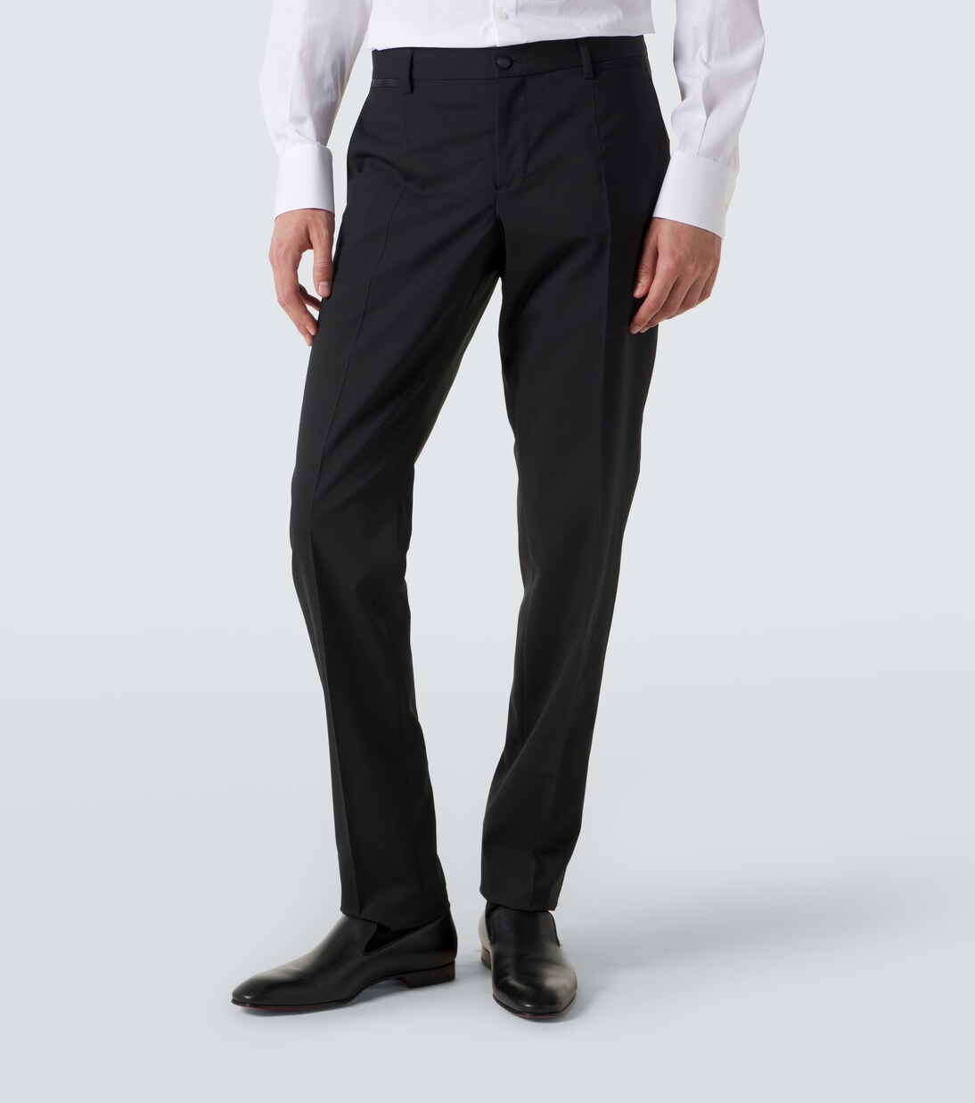 Wool and silk-blend tuxedo pants | Dolce&Gabbana