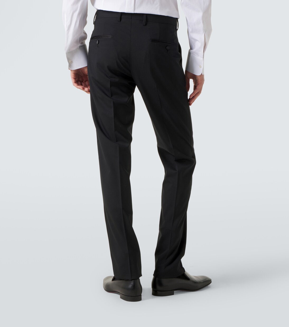 Wool and silk-blend tuxedo pants | Dolce&Gabbana