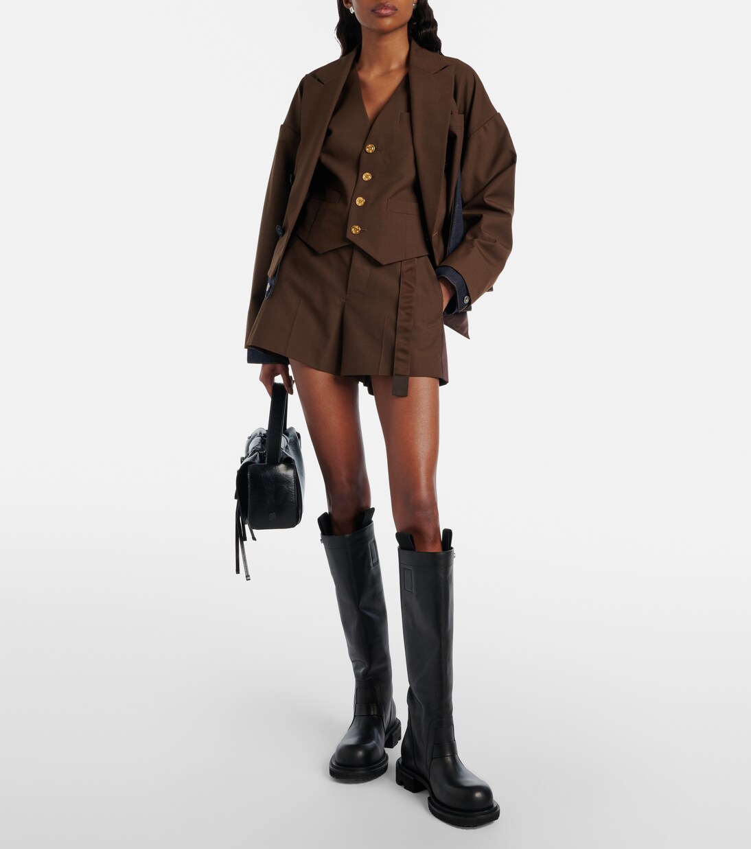 Paneled vest | Sacai