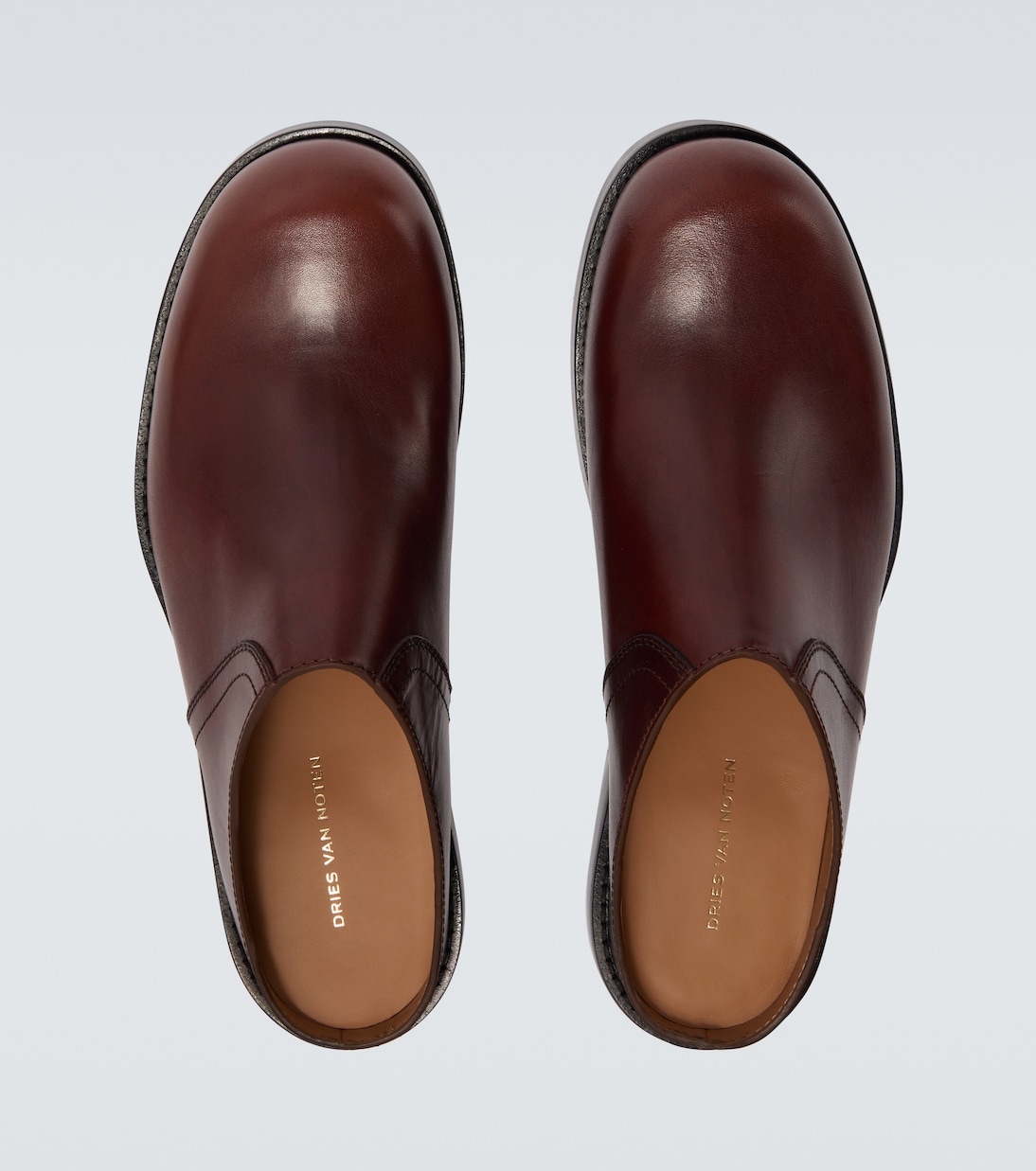 Slippers aus Leder | Dries Van Noten