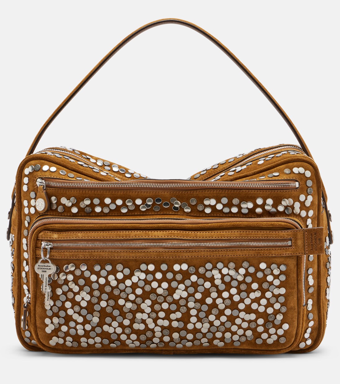 Camero Camera Large suede shoulder bag | Acne Studios