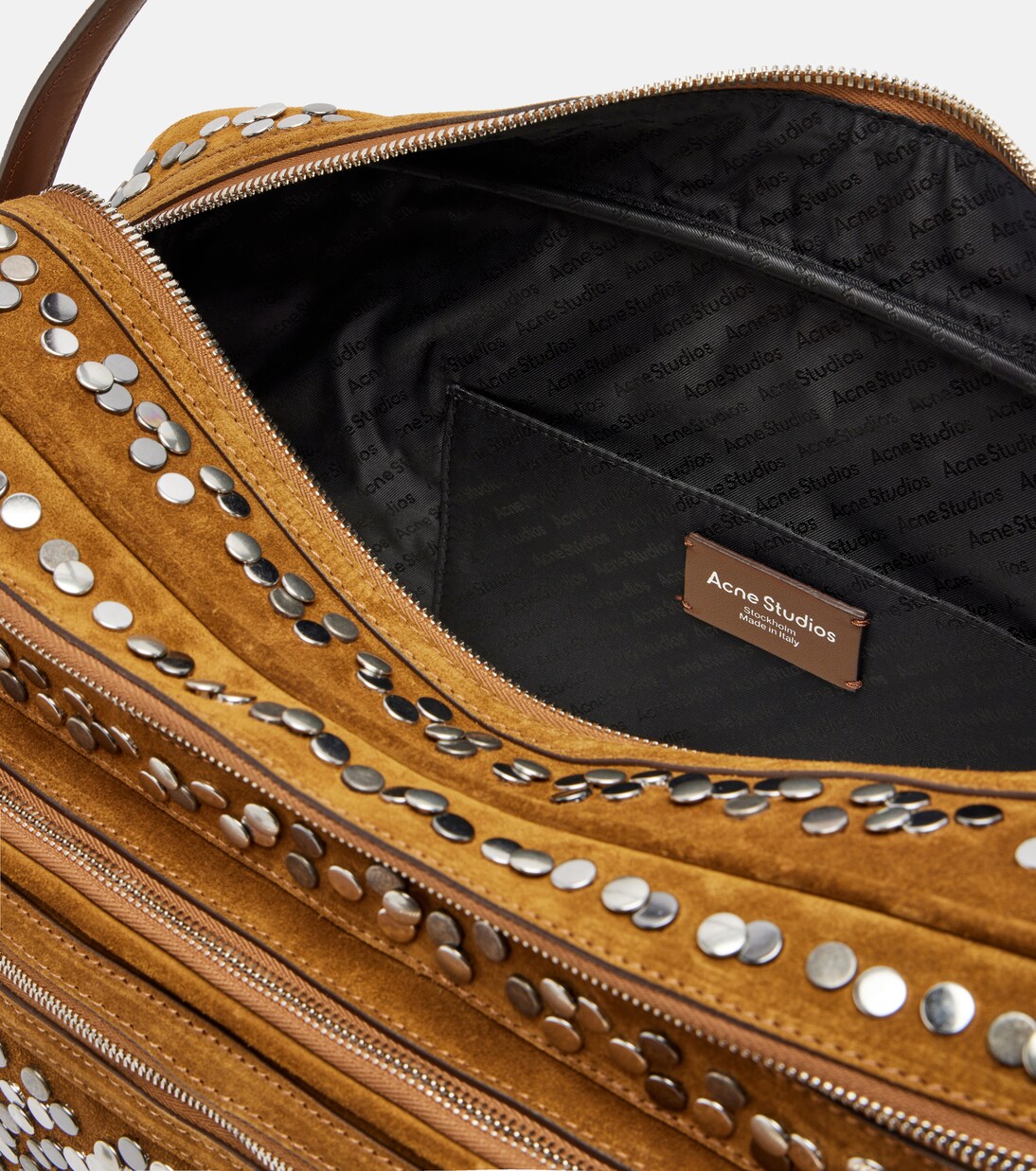 Camero Camera Large suede shoulder bag | Acne Studios