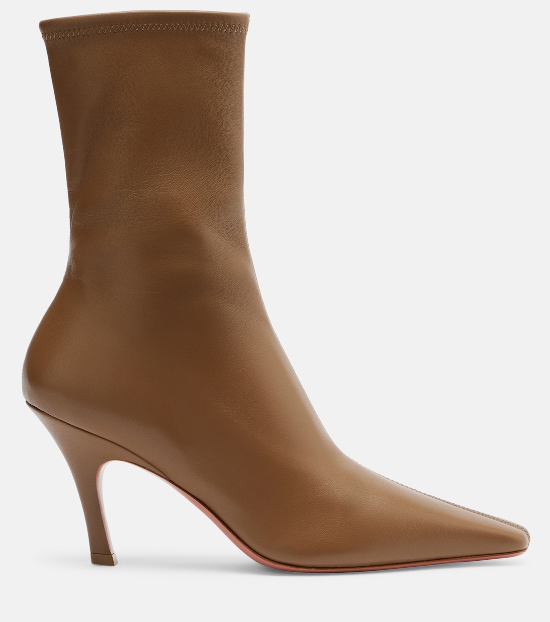 Jamie leather ankle boots | Amina Muaddi