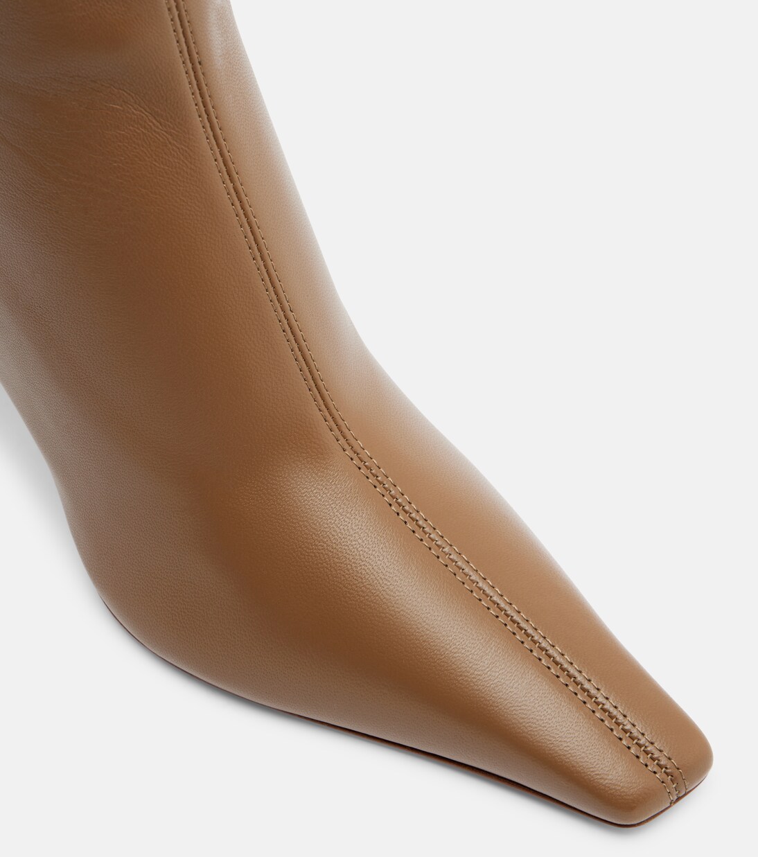 Jamie leather ankle boots | Amina Muaddi