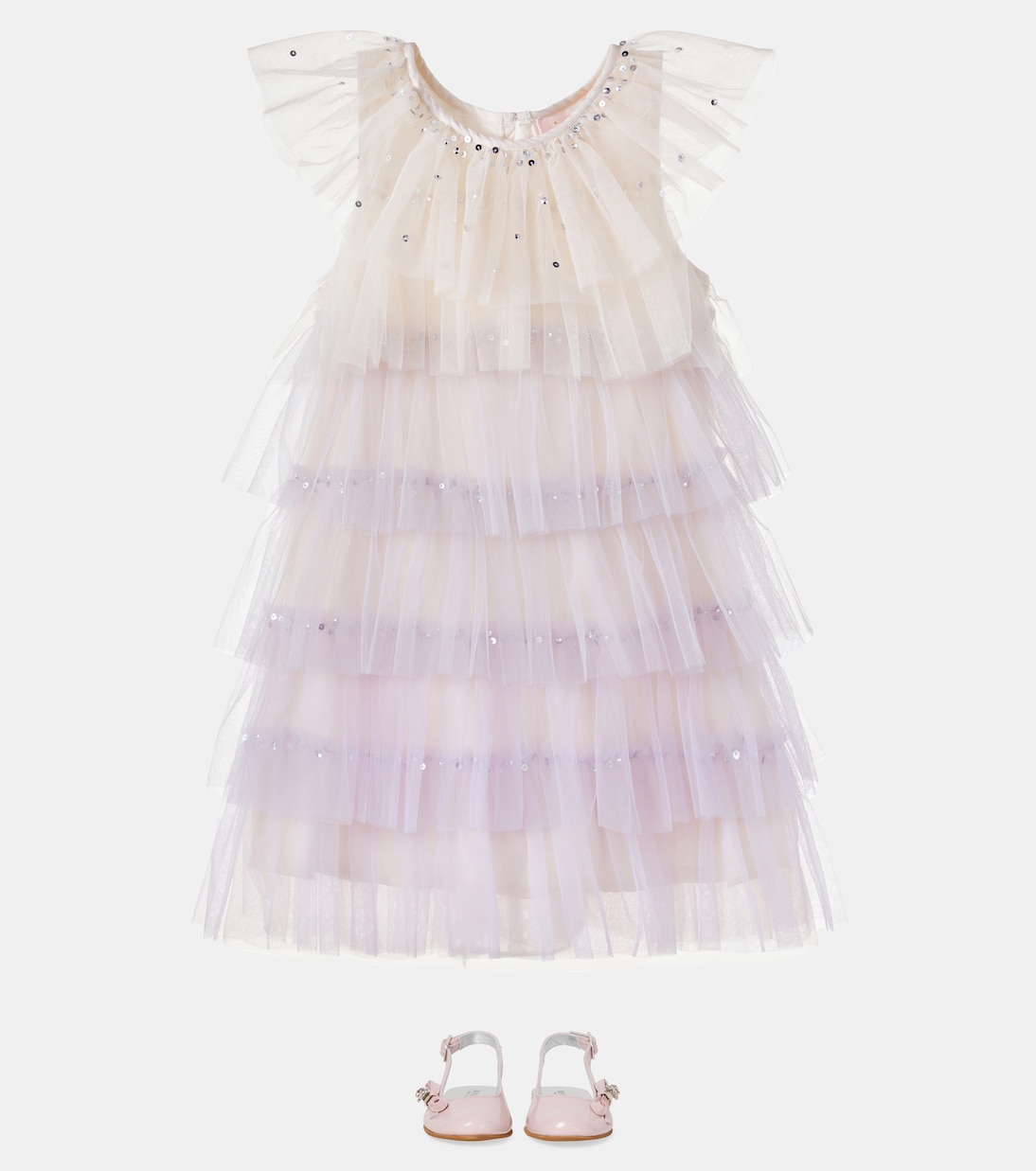 Kleid Josette aus Tüll mit Pailletten | Tutu Du Monde