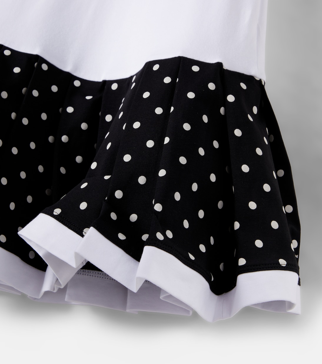 Embellished printed cotton-blend dress | Monnalisa