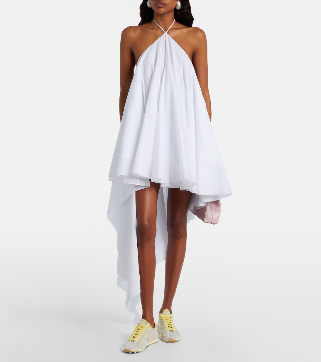 Tennis leather-trimmed sneakers | Jacquemus