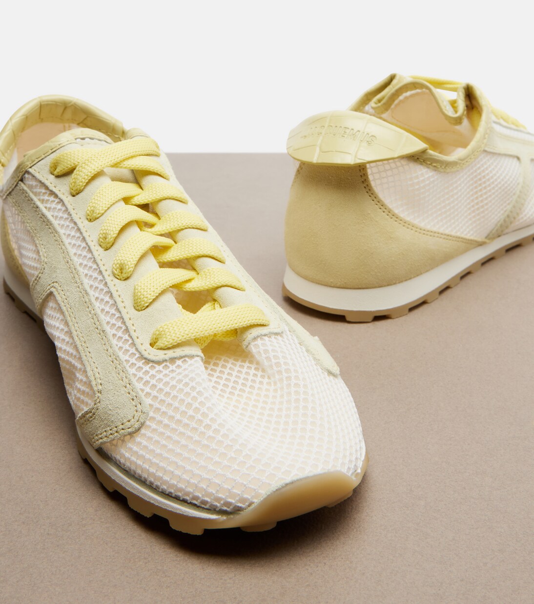 Tennis leather-trimmed sneakers | Jacquemus