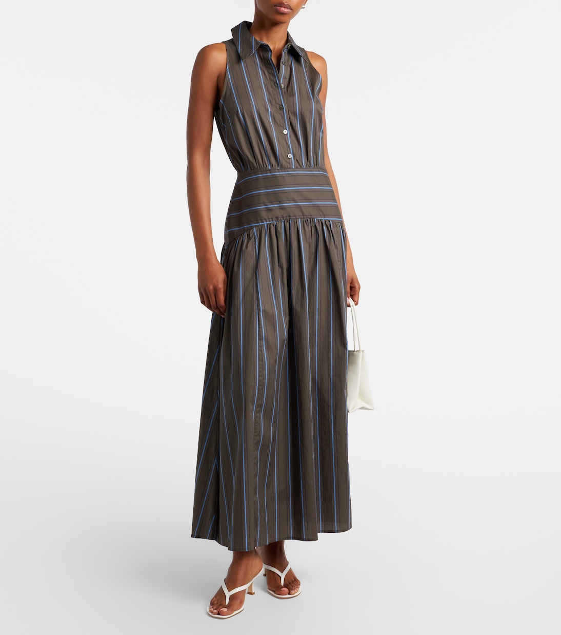 Freja leather thong sandals | Staud