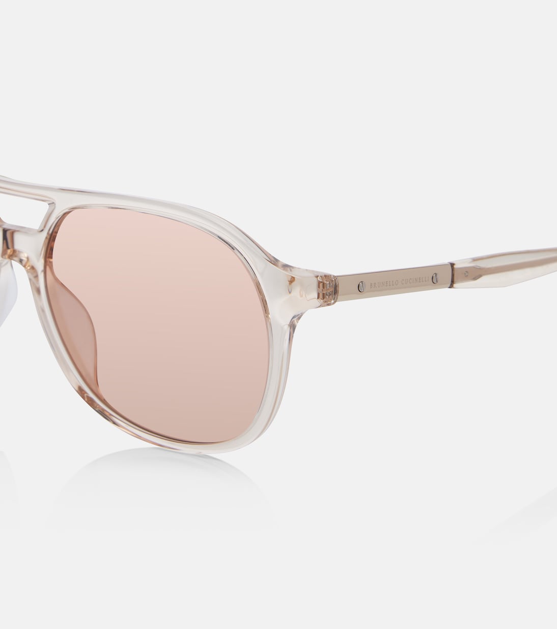 Lunettes de soleil aviateur Sartorial Sunset | Brunello Cucinelli
