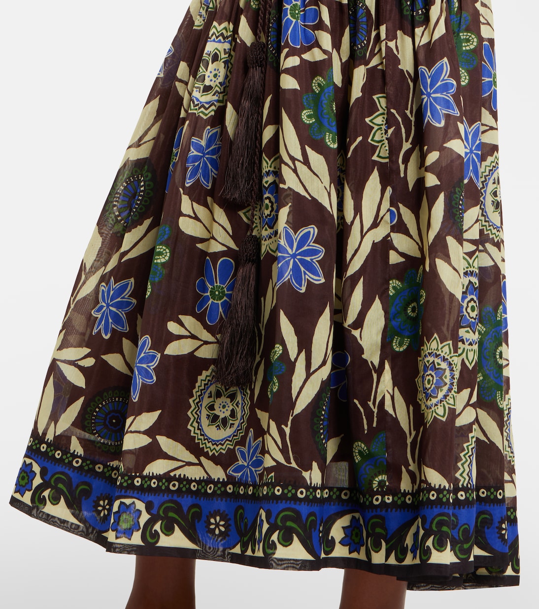 Jasper printed cotton and silk shirt dress | Alémais