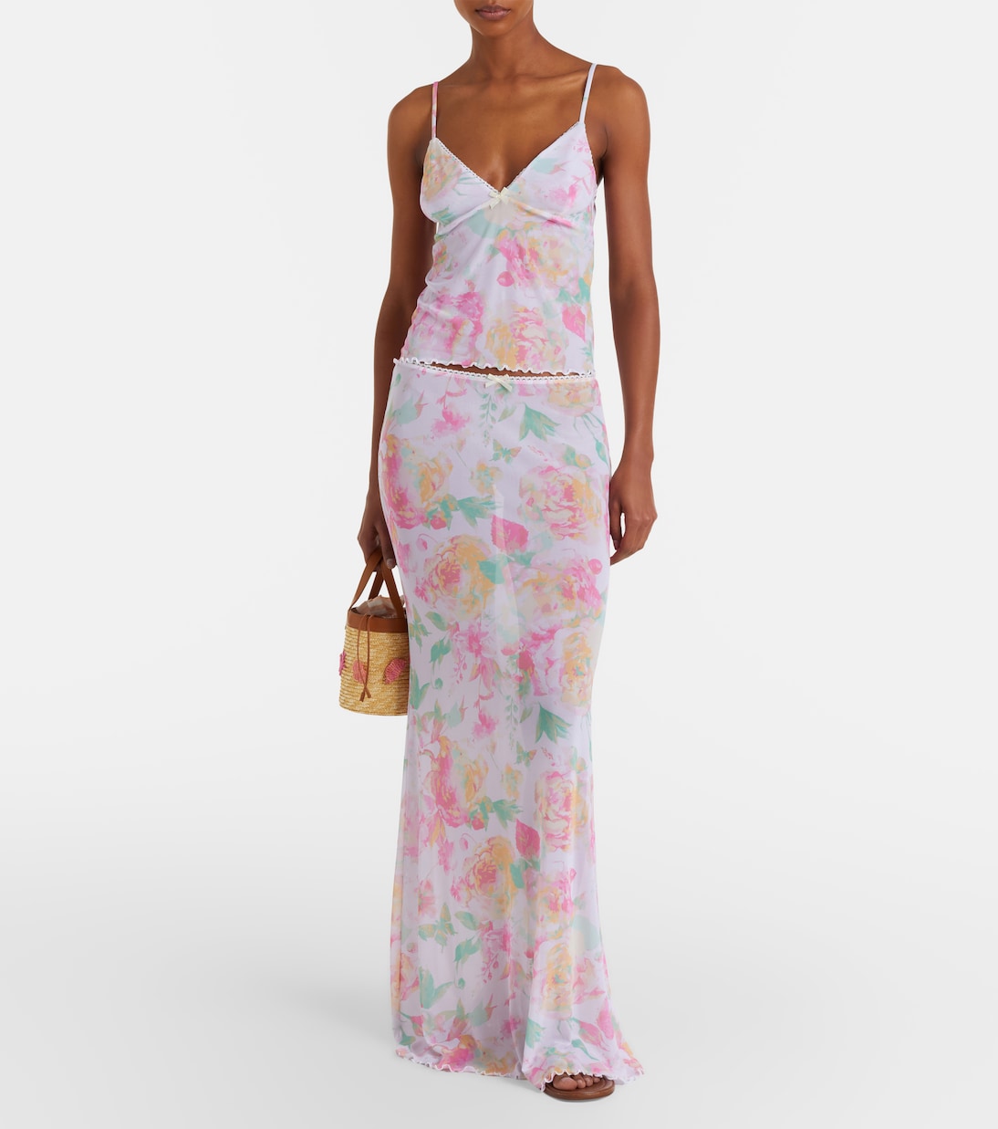 Solay floral maxi skirt | Bananhot