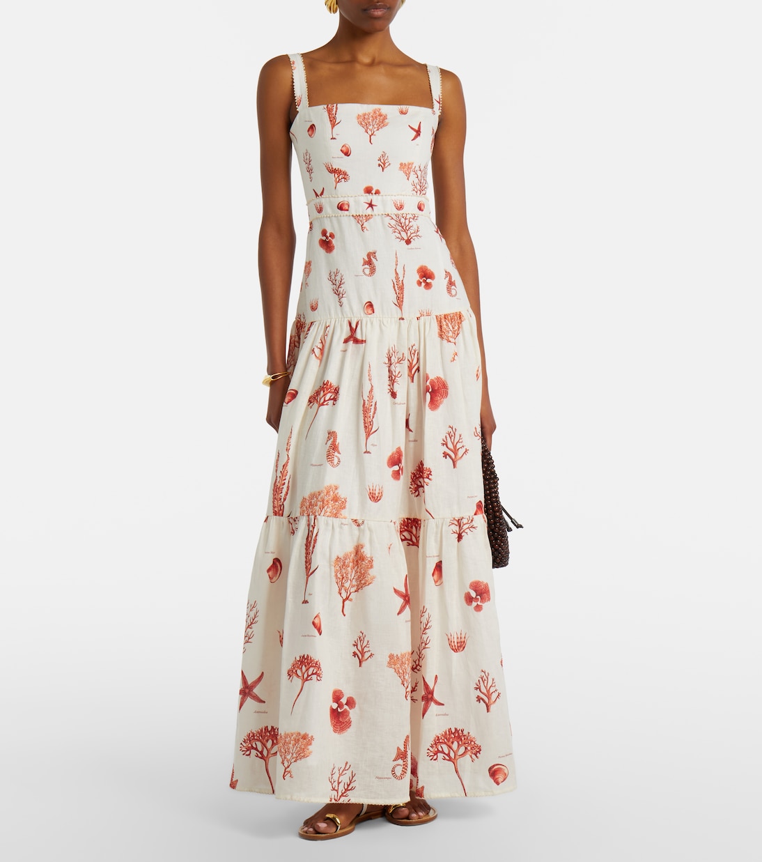 Maxikleid Lima aus Leinen | Agua by Agua Bendita