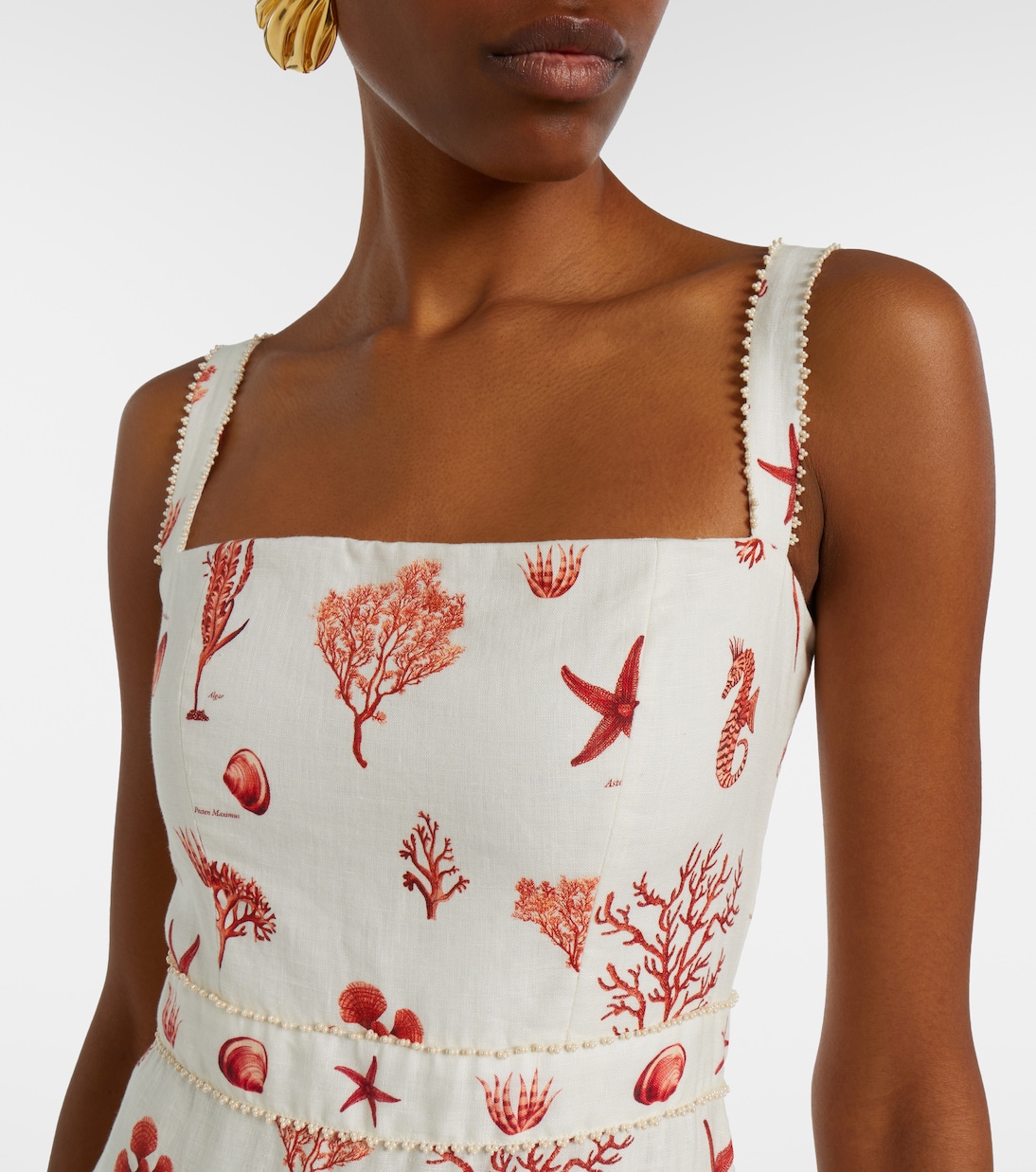 Maxikleid Lima aus Leinen | Agua by Agua Bendita