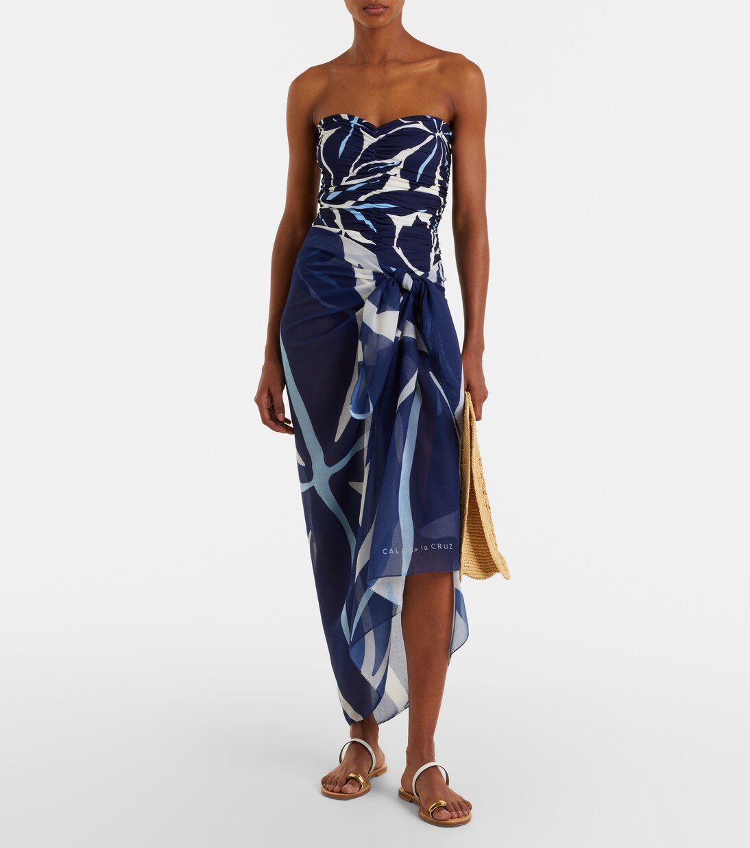 Luana printed beach cover-up | Cala de la Cruz