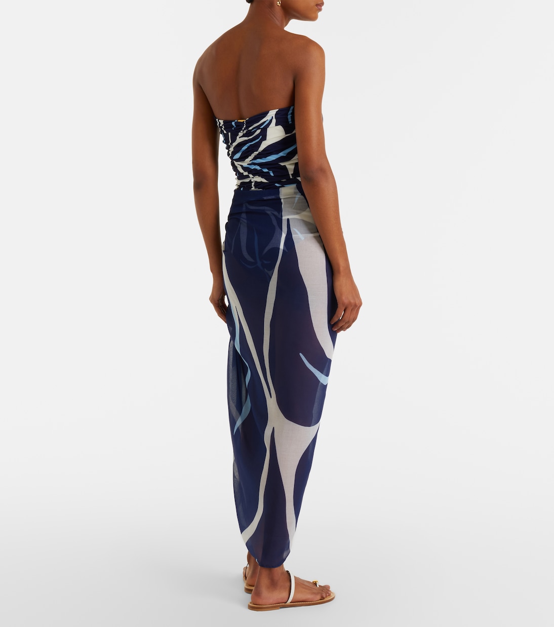 Luana printed beach cover-up | Cala de la Cruz