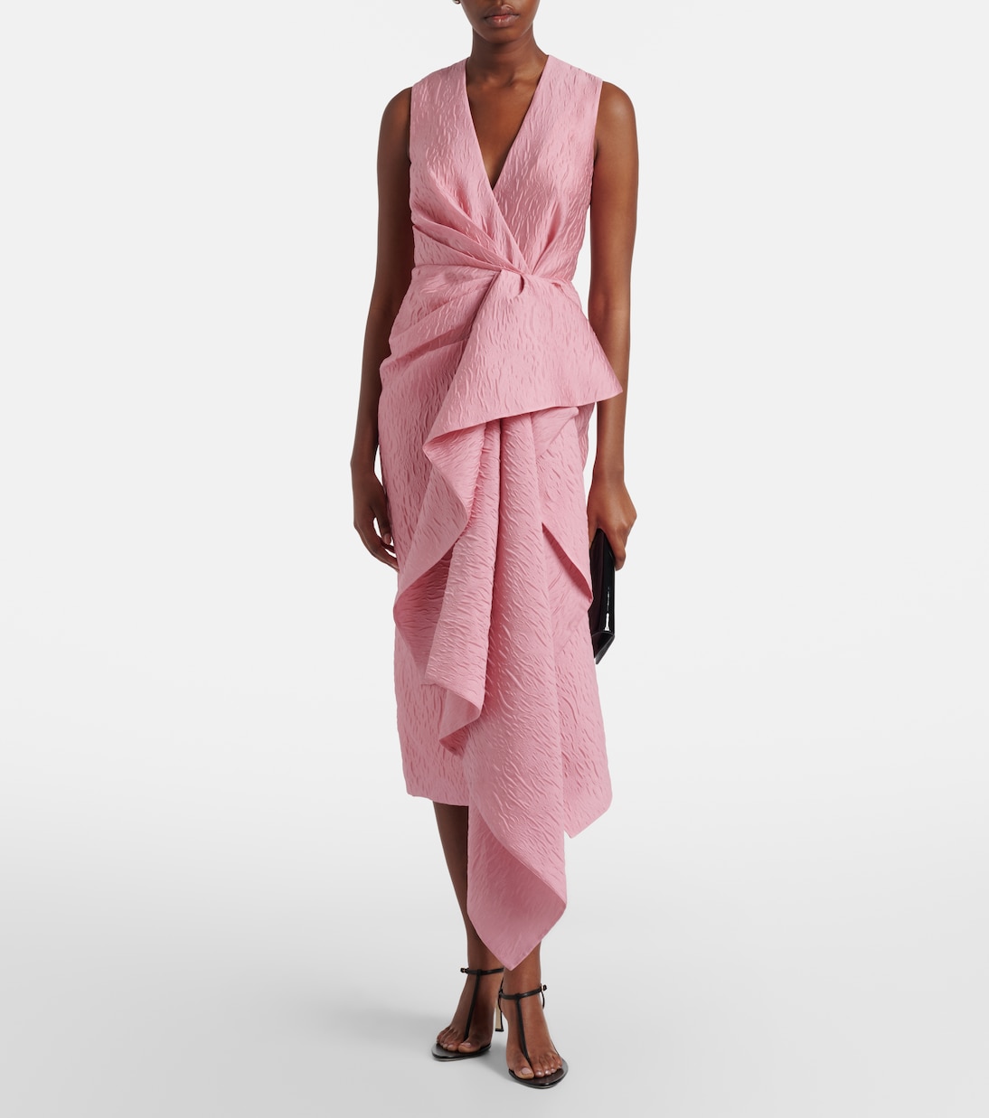 Draped midi dress | Roksanda
