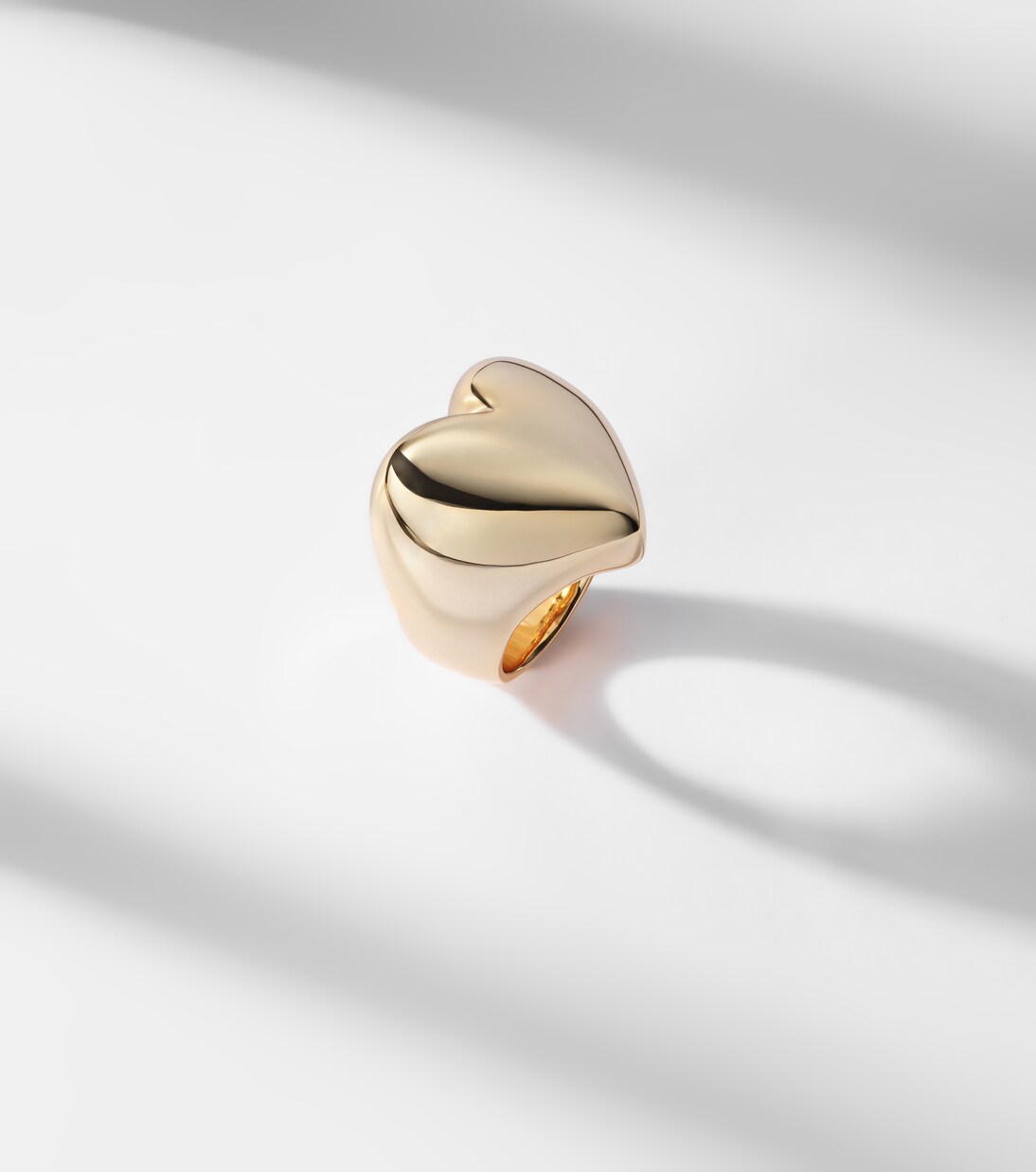 Puffy Heart 14kt gold-plated ring | Jennifer Fisher