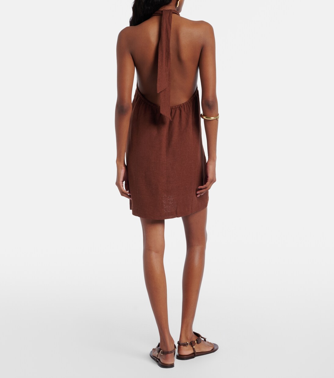 Astera embellished halterneck minidress | ViX Paula Hermanny