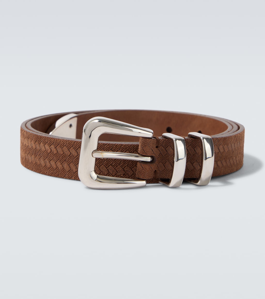 Ceinture en cuir embossé | Brunello Cucinelli
