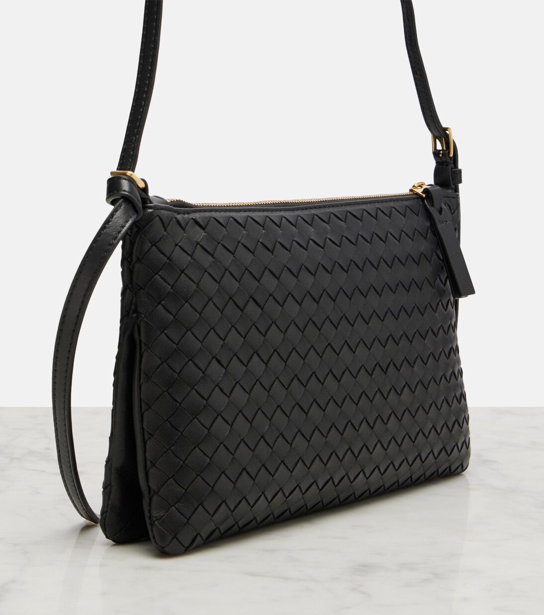 Gemellini Medium Intrecciato crossbody bag | Bottega Veneta