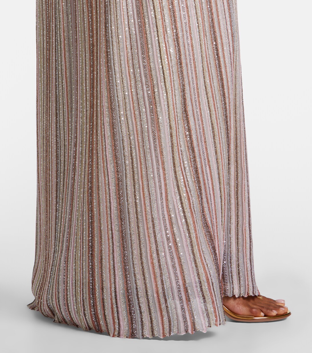 Striped lamé gown | Missoni