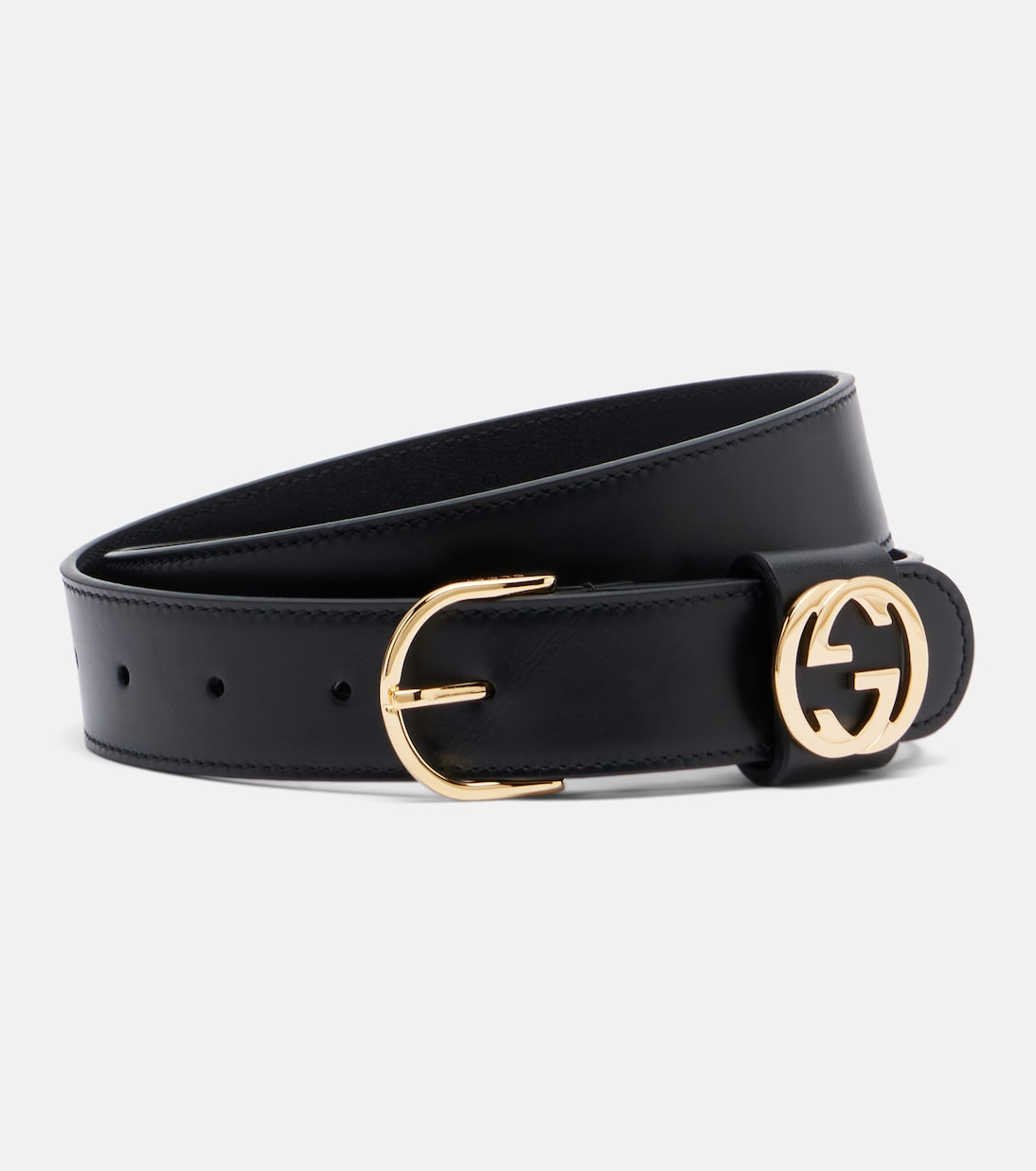 Interlocking G leather belt | Gucci