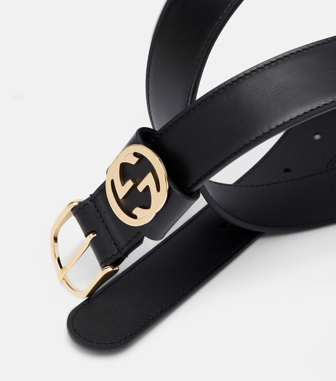 Interlocking G leather belt | Gucci