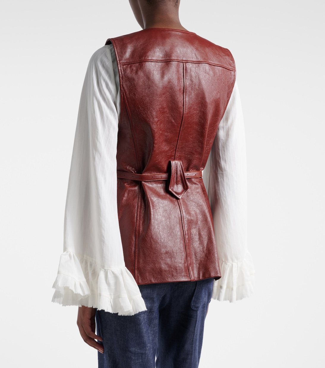 Weste Broken Shine aus Leder | Dorothee Schumacher