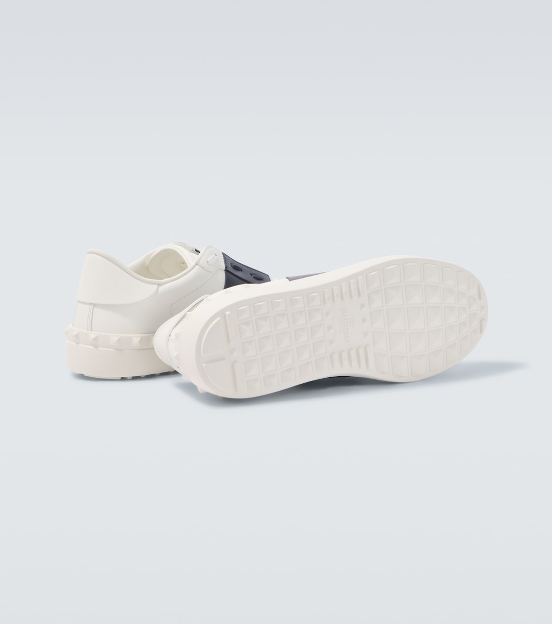 Open leather sneakers | Valentino Garavani