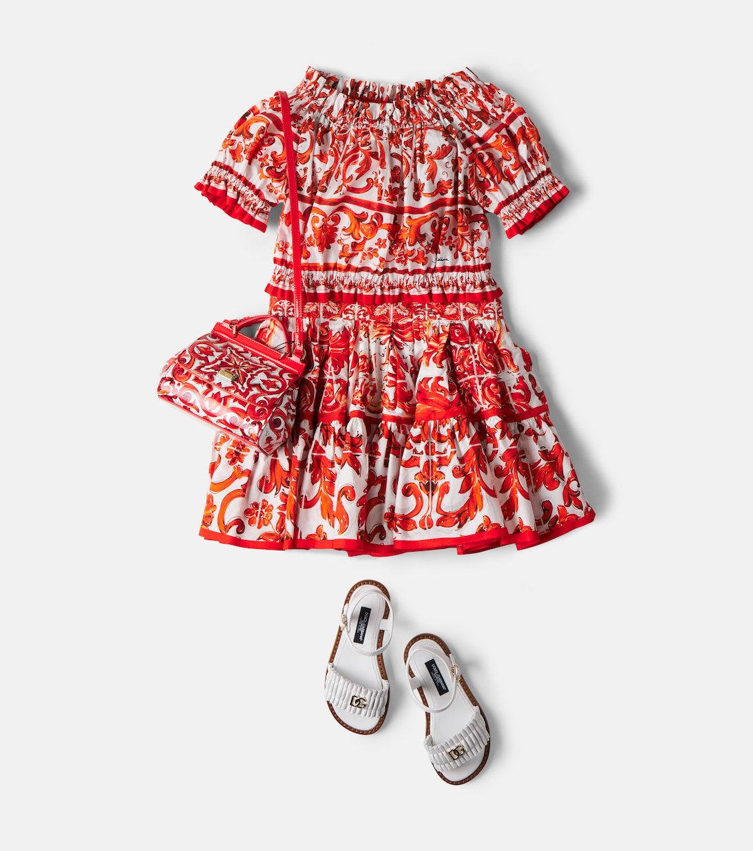 Printed cotton top | Dolce&Gabbana Kids