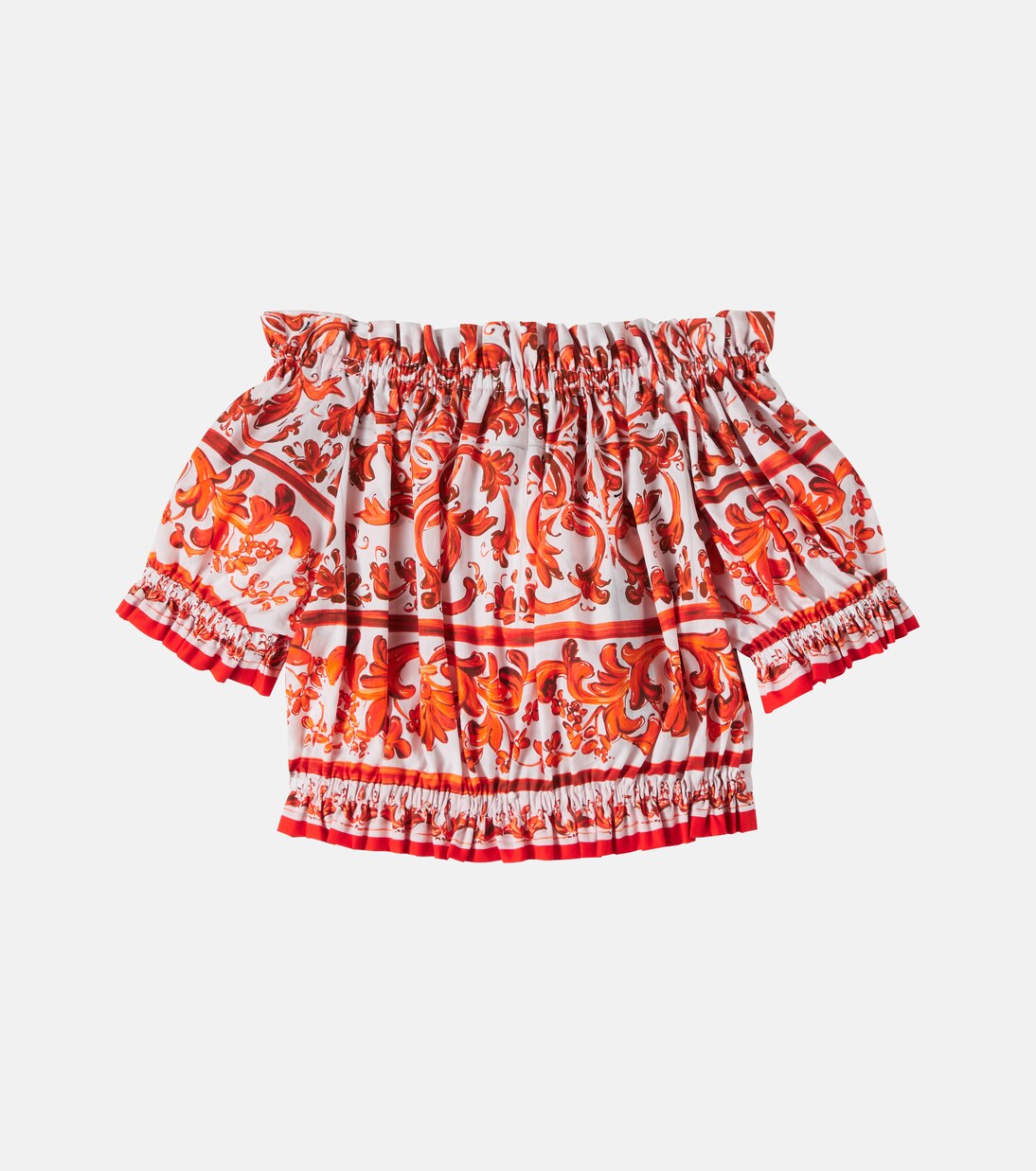 Printed cotton top | Dolce&Gabbana Kids