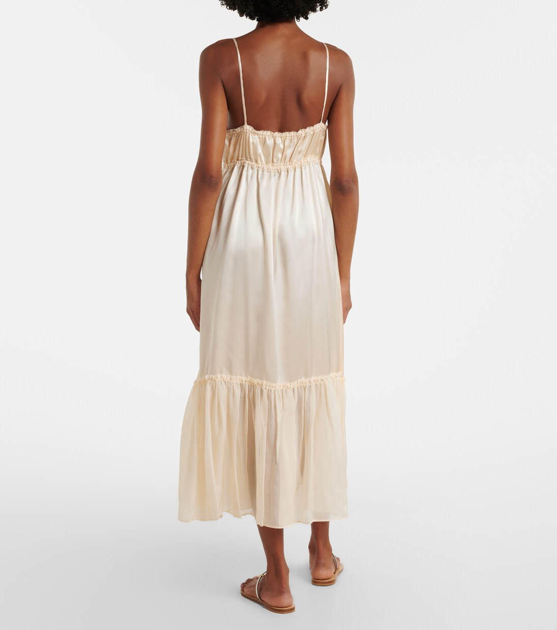 Robe Marielle en soie froncée | Ulla Johnson