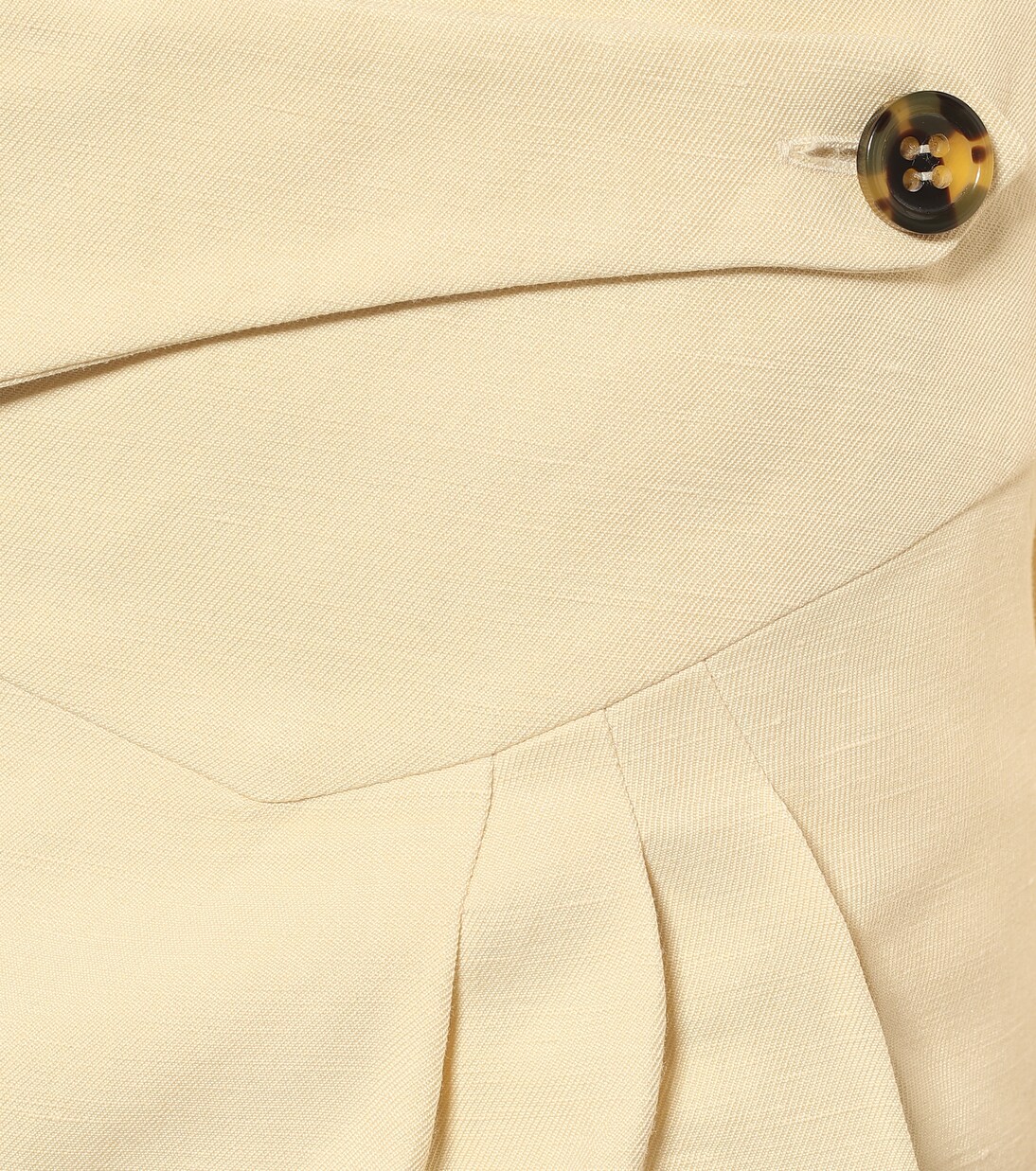 Pantalon Basque en lin et soie à taille haute | Blazé Milano