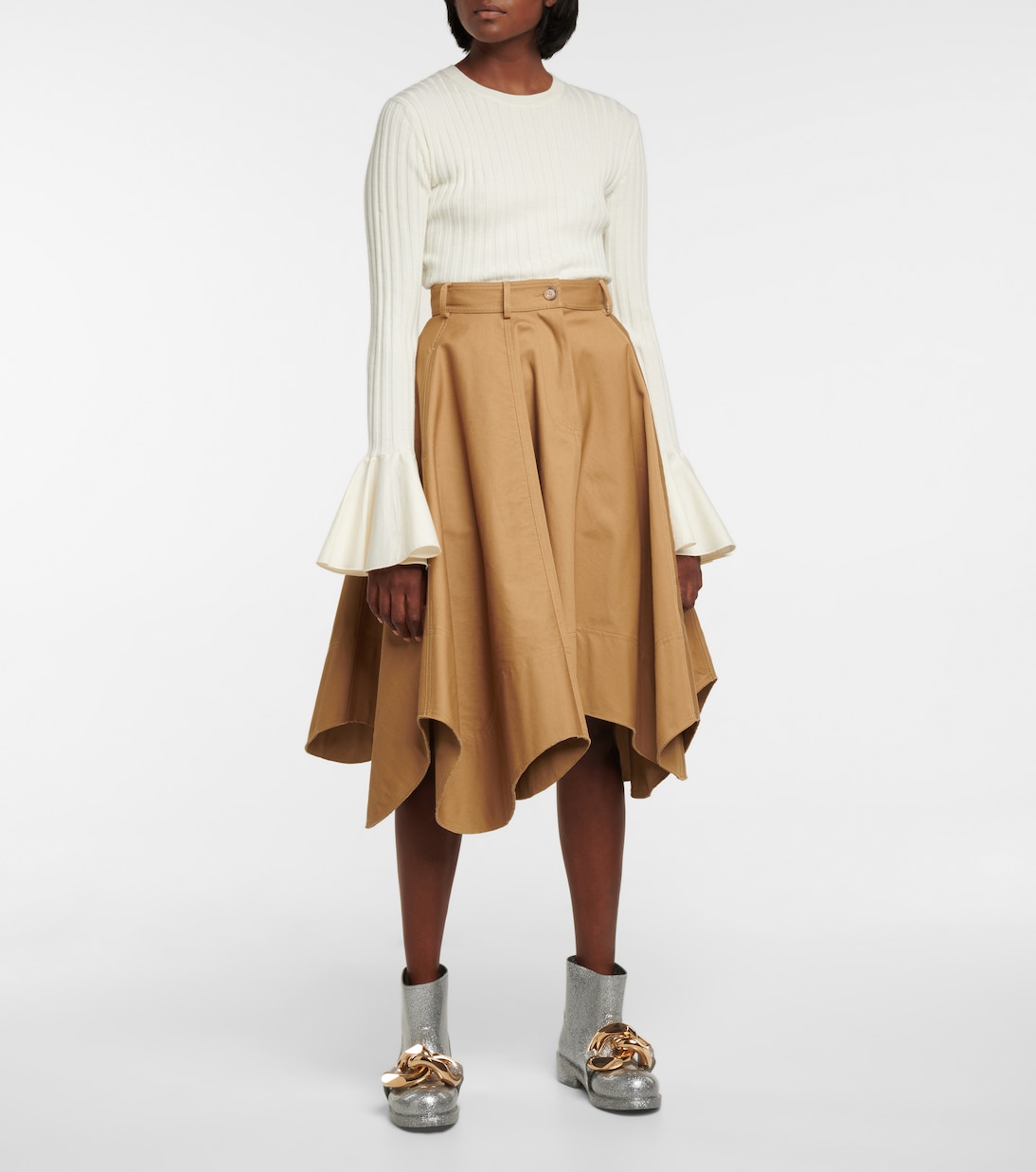 Chain glitter ankle boots | JW Anderson