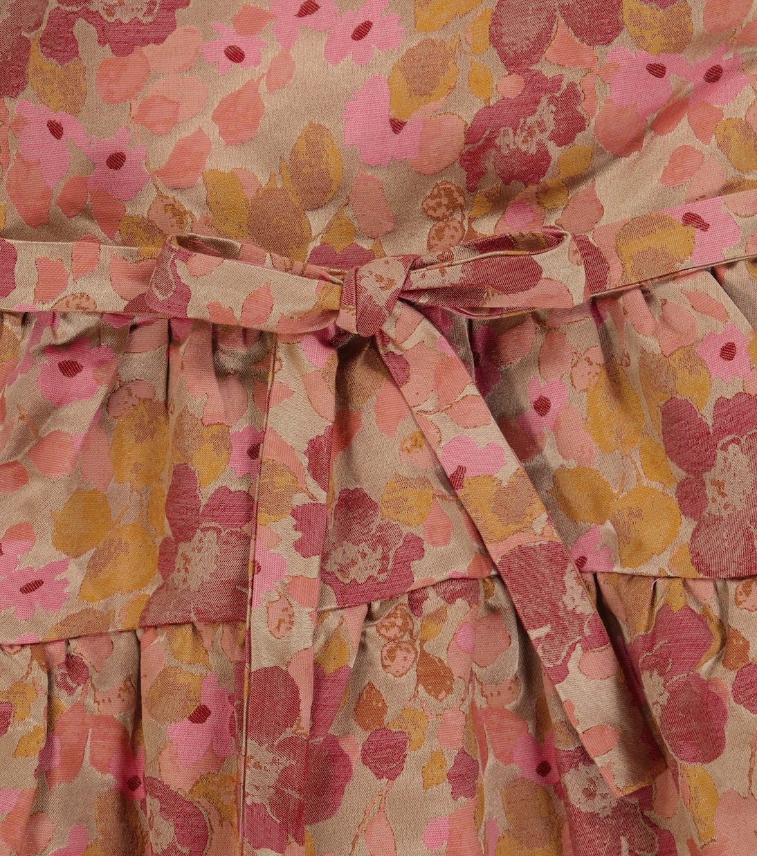 Robe en coton mélangé à fleurs | Paade Mode