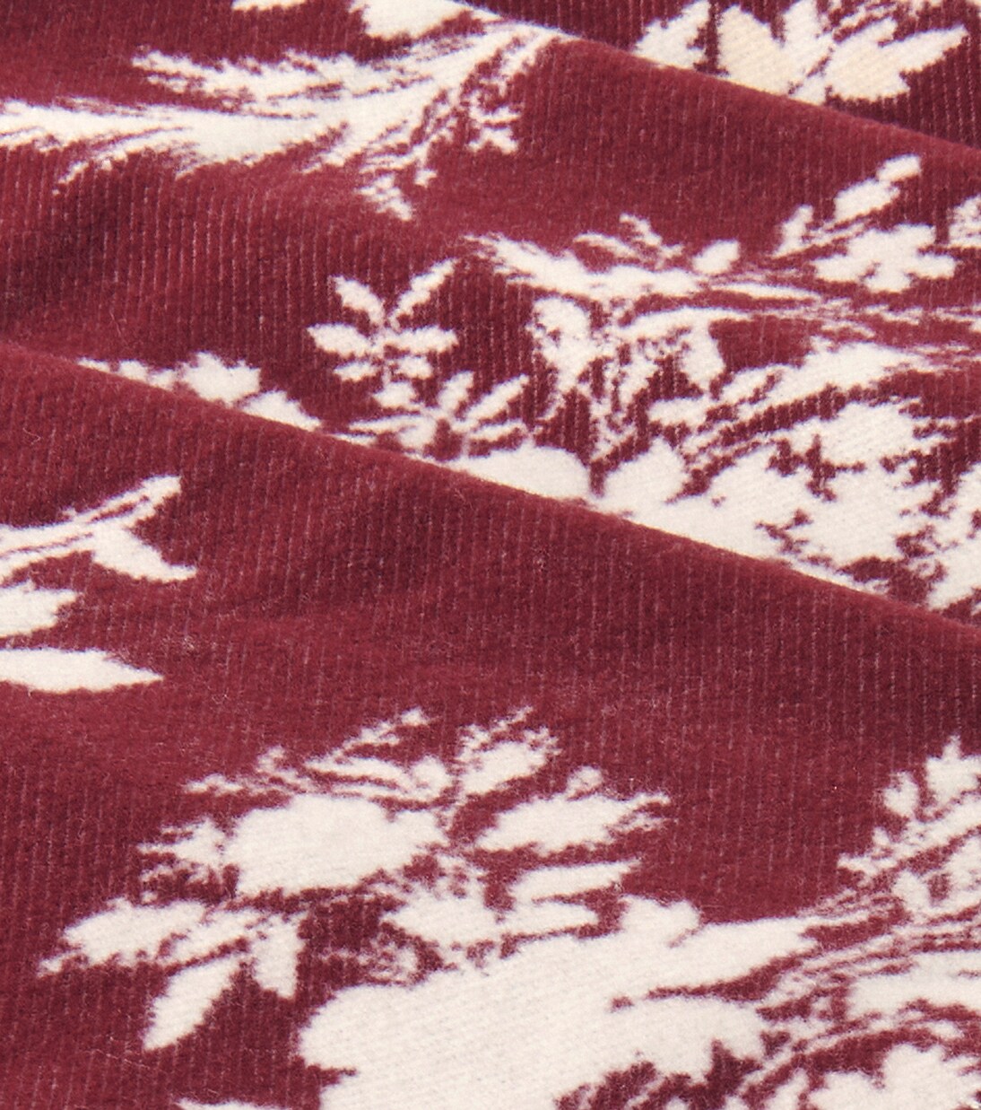Floral jacquard wool-blend blanket | Erdem