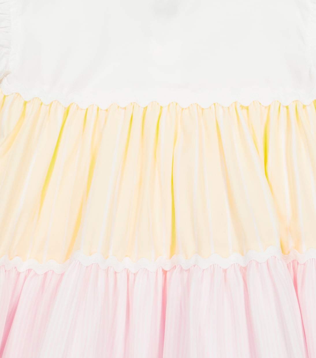 Baby striped cotton-blend dress | Il Gufo