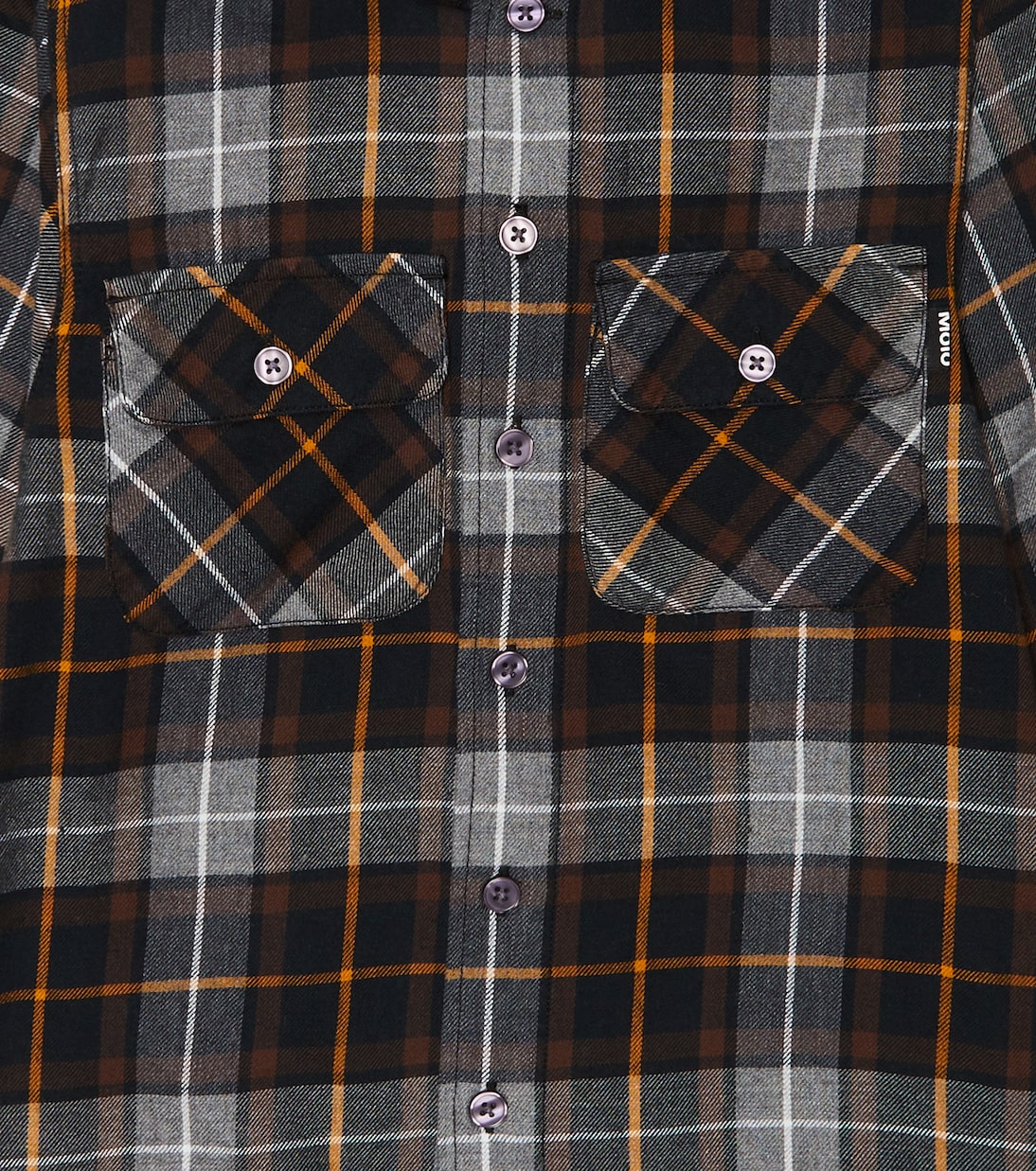 Rizz checked hooded shirt | Molo