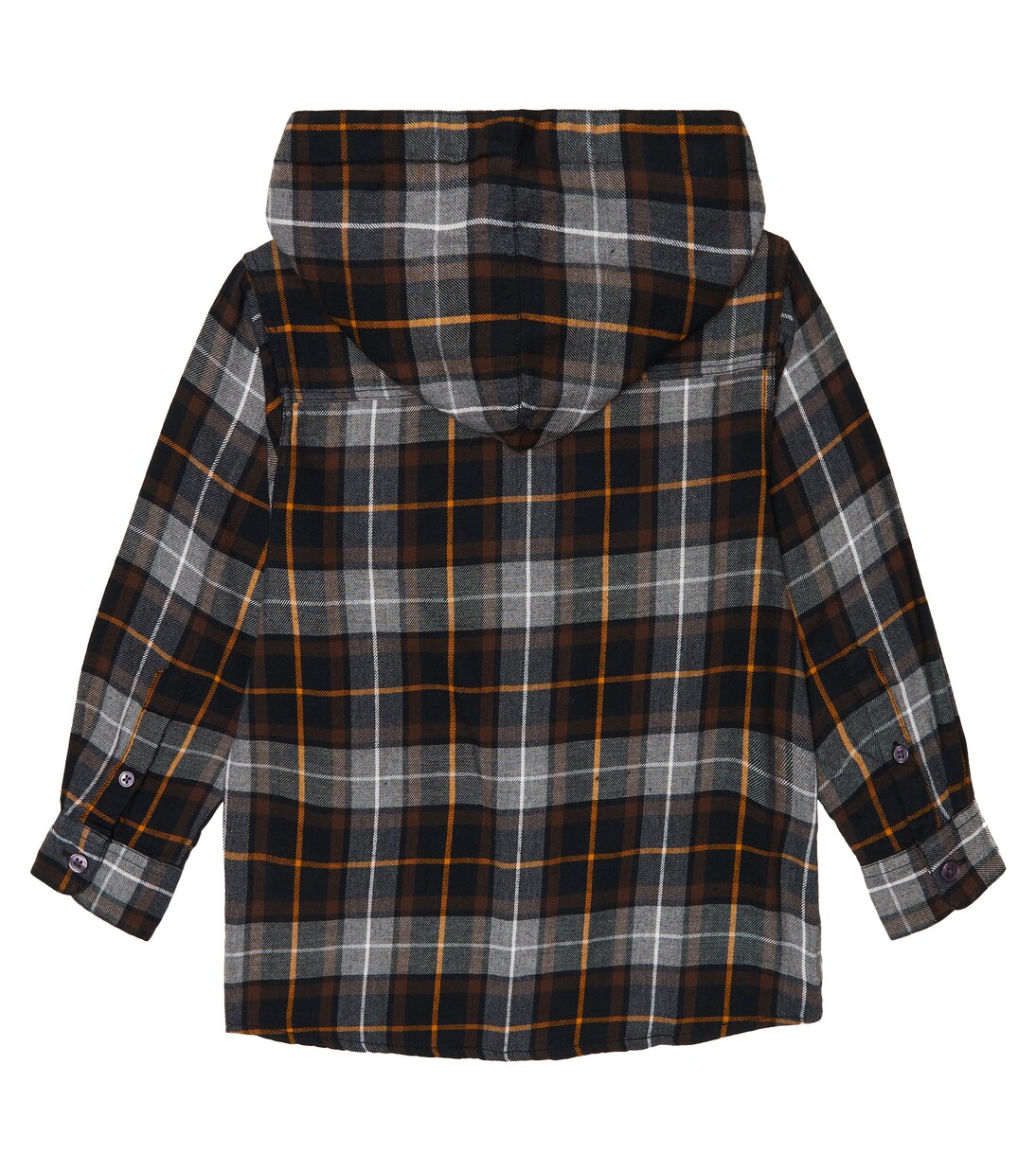 Rizz checked hooded shirt | Molo